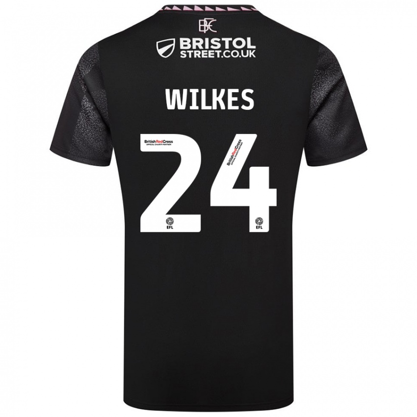 Criança Camisola Tilly Wilkes #24 Preto Alternativa 2024/25 Camisa Brasil