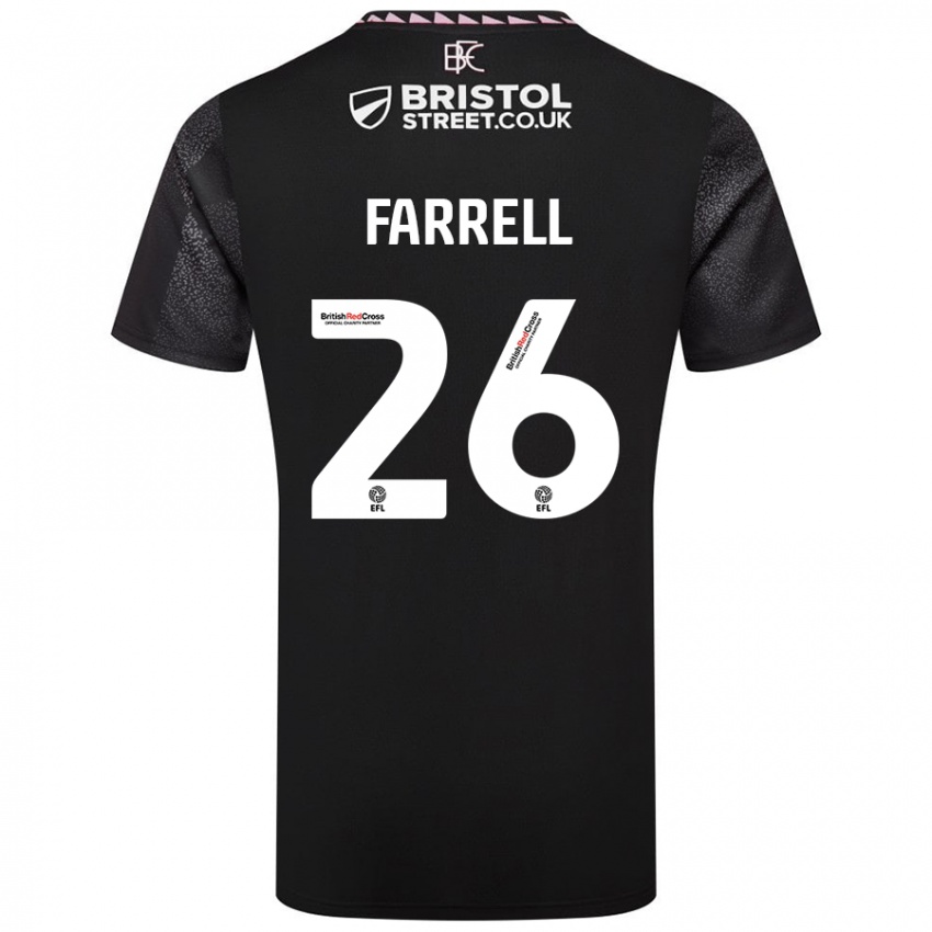 Criança Camisola Lucy Farrell #26 Preto Alternativa 2024/25 Camisa Brasil