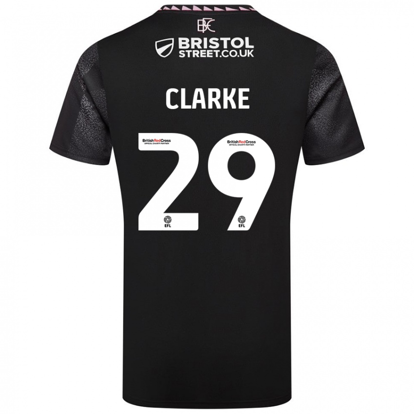 Criança Camisola Abby Clarke #29 Preto Alternativa 2024/25 Camisa Brasil