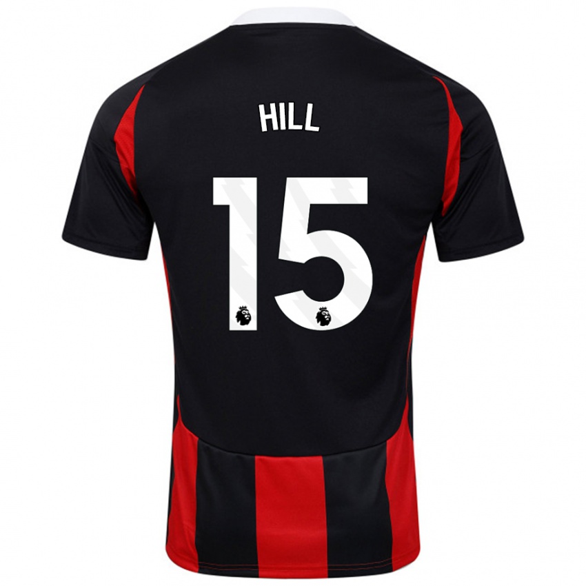 Criança Camisola Anisha Hill #15 Vermelho Preto Alternativa 2024/25 Camisa Brasil