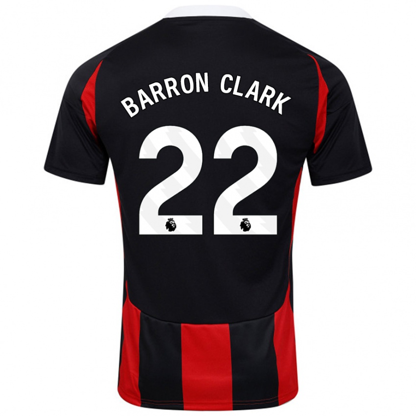 Criança Camisola Betty Barron-Clark #22 Vermelho Preto Alternativa 2024/25 Camisa Brasil