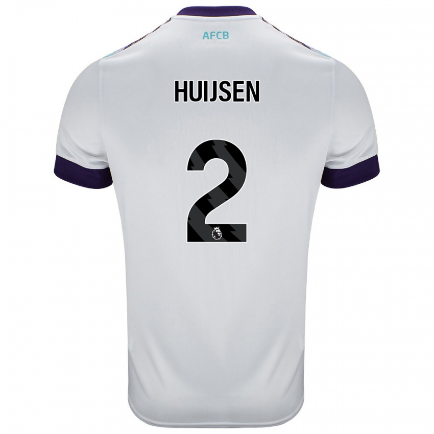 Criança Camisola Dean Huijsen #2 Roxo Verde Branco Alternativa 2024/25 Camisa Brasil