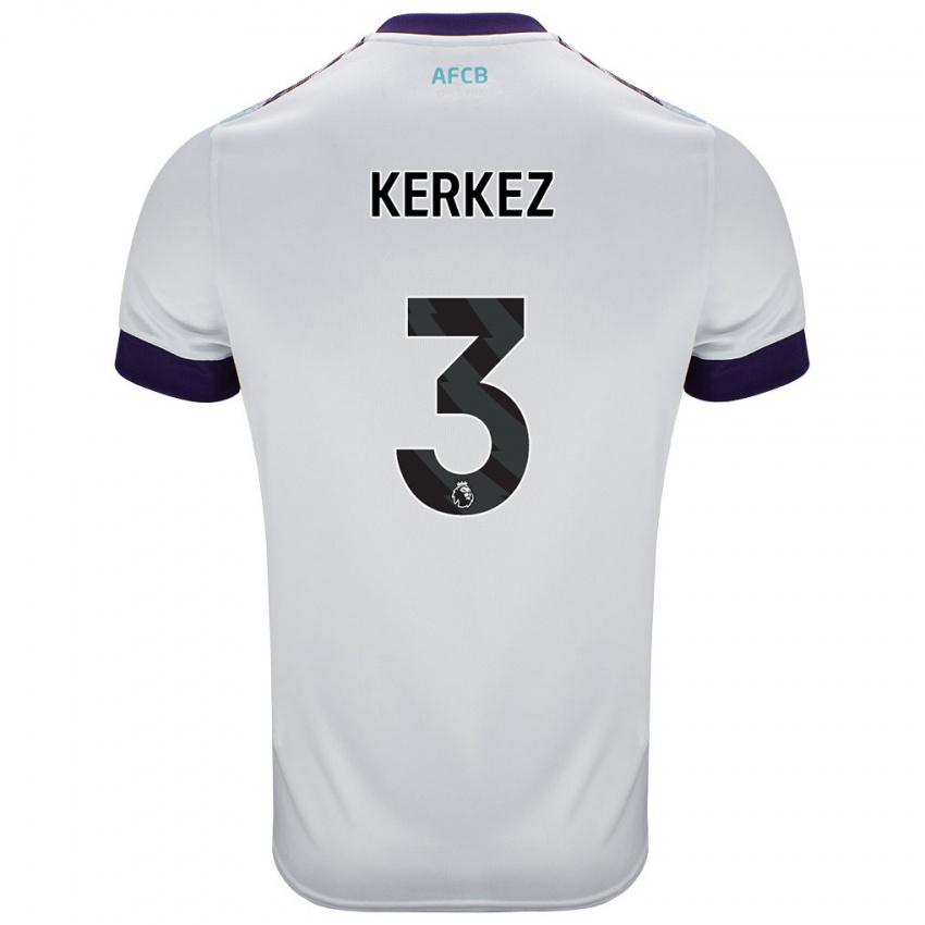 Criança Camisola Milos Kerkez #3 Roxo Verde Branco Alternativa 2024/25 Camisa Brasil