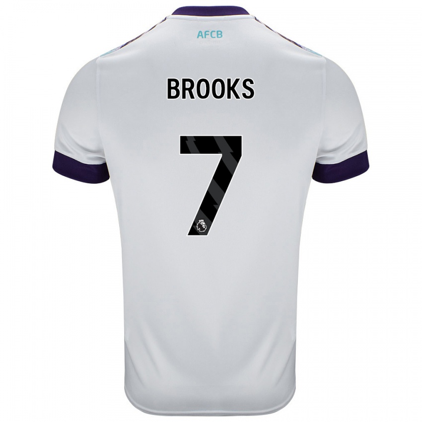 Criança Camisola David Brooks #7 Roxo Verde Branco Alternativa 2024/25 Camisa Brasil