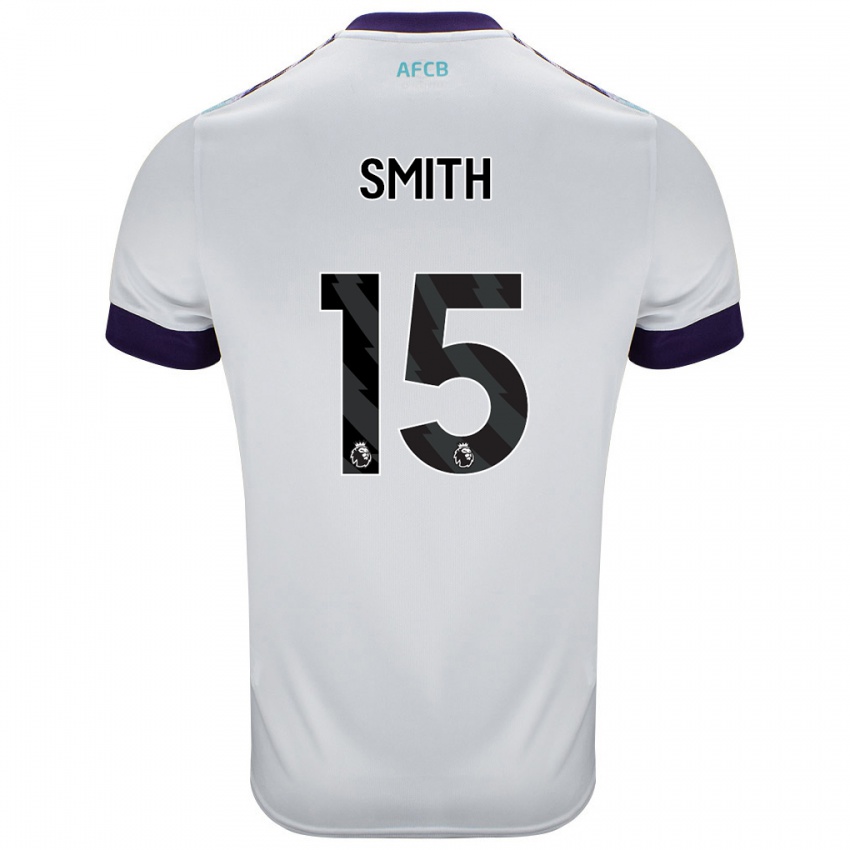 Criança Camisola Adam Smith #15 Roxo Verde Branco Alternativa 2024/25 Camisa Brasil