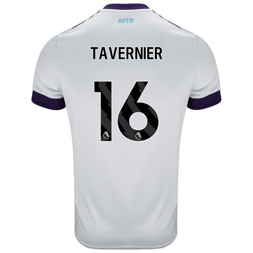 Criança Camisola Marcus Tavernier #16 Roxo Verde Branco Alternativa 2024/25 Camisa Brasil