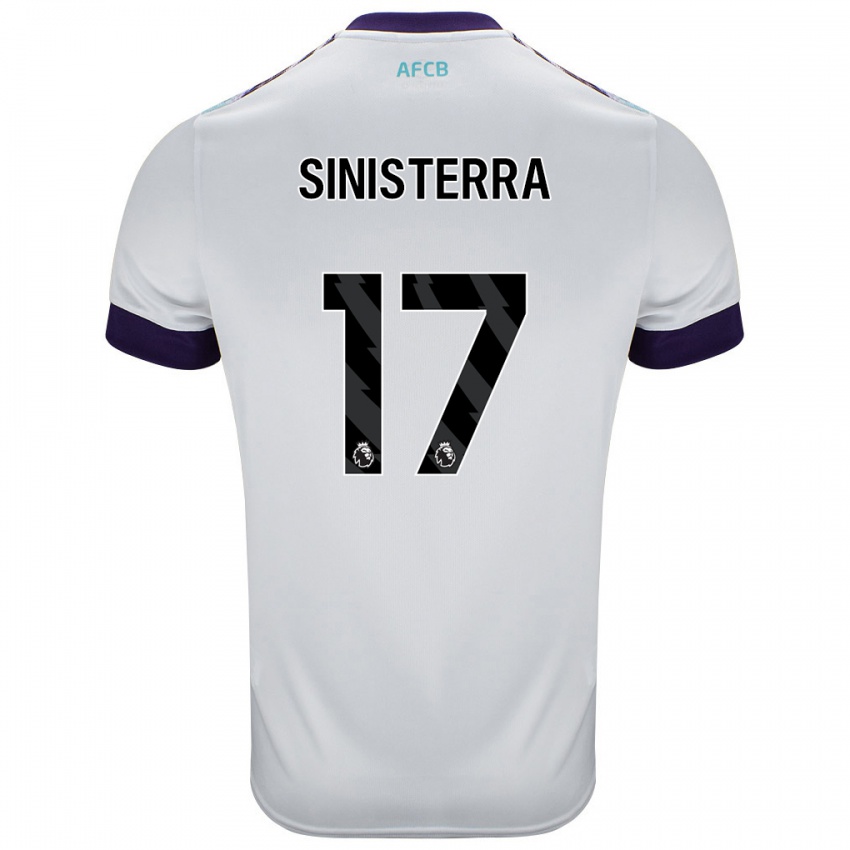 Criança Camisola Luis Sinisterra #17 Roxo Verde Branco Alternativa 2024/25 Camisa Brasil