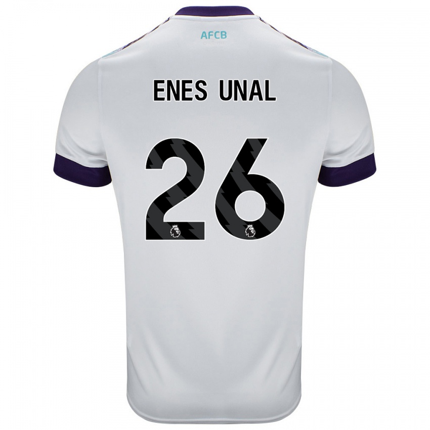 Criança Camisola Enes Ünal #26 Roxo Verde Branco Alternativa 2024/25 Camisa Brasil