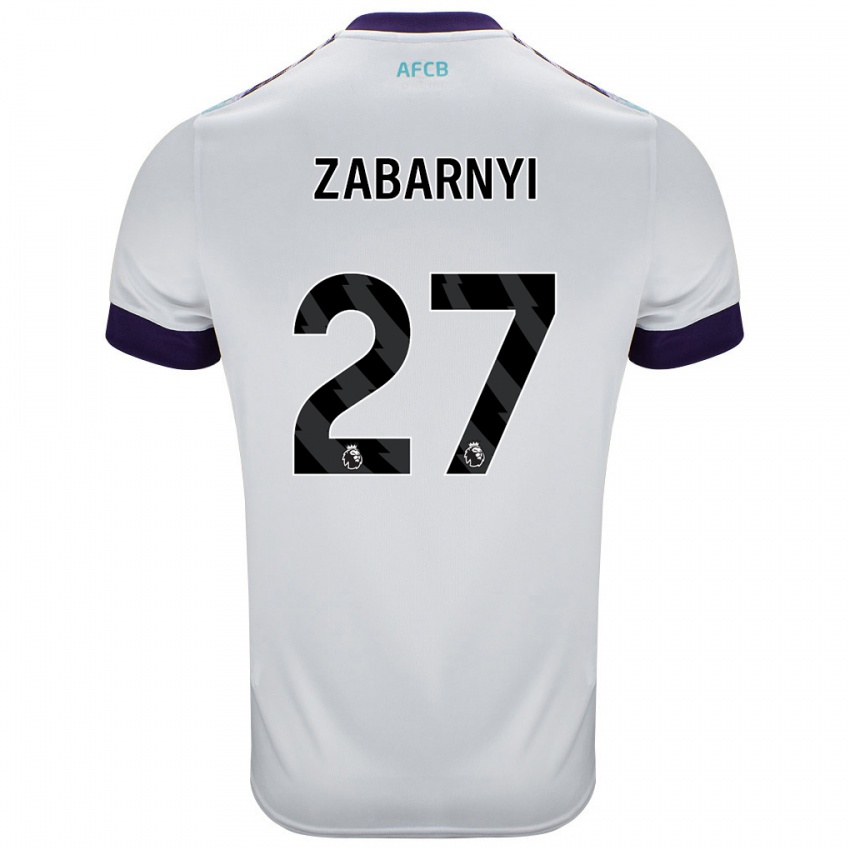 Criança Camisola Ilya Zabarnyi #27 Roxo Verde Branco Alternativa 2024/25 Camisa Brasil