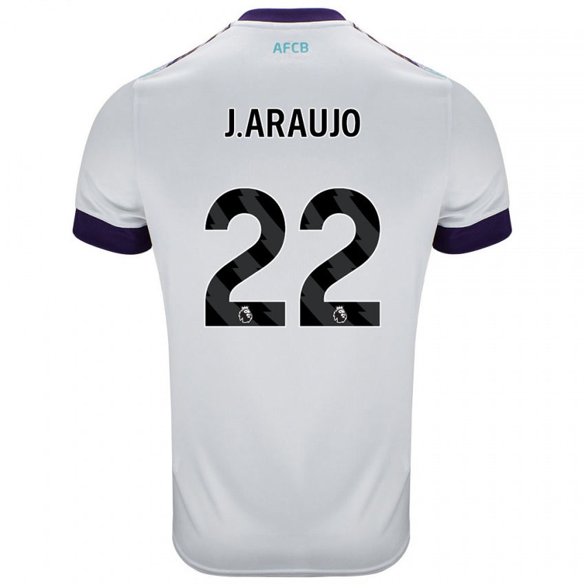 Criança Camisola Julián Araujo #28 Roxo Verde Branco Alternativa 2024/25 Camisa Brasil