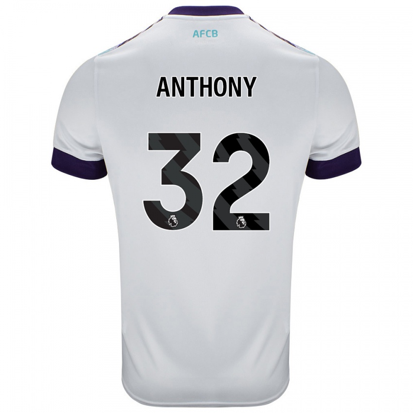 Criança Camisola Jaidon Anthony #32 Roxo Verde Branco Alternativa 2024/25 Camisa Brasil