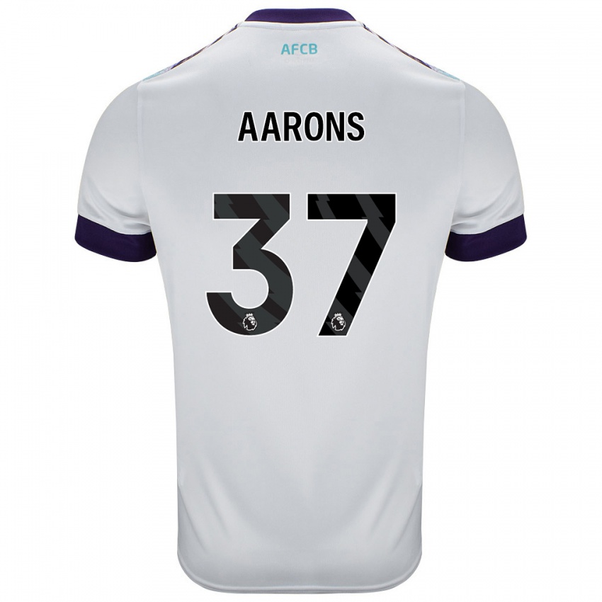 Criança Camisola Max Aarons #37 Roxo Verde Branco Alternativa 2024/25 Camisa Brasil