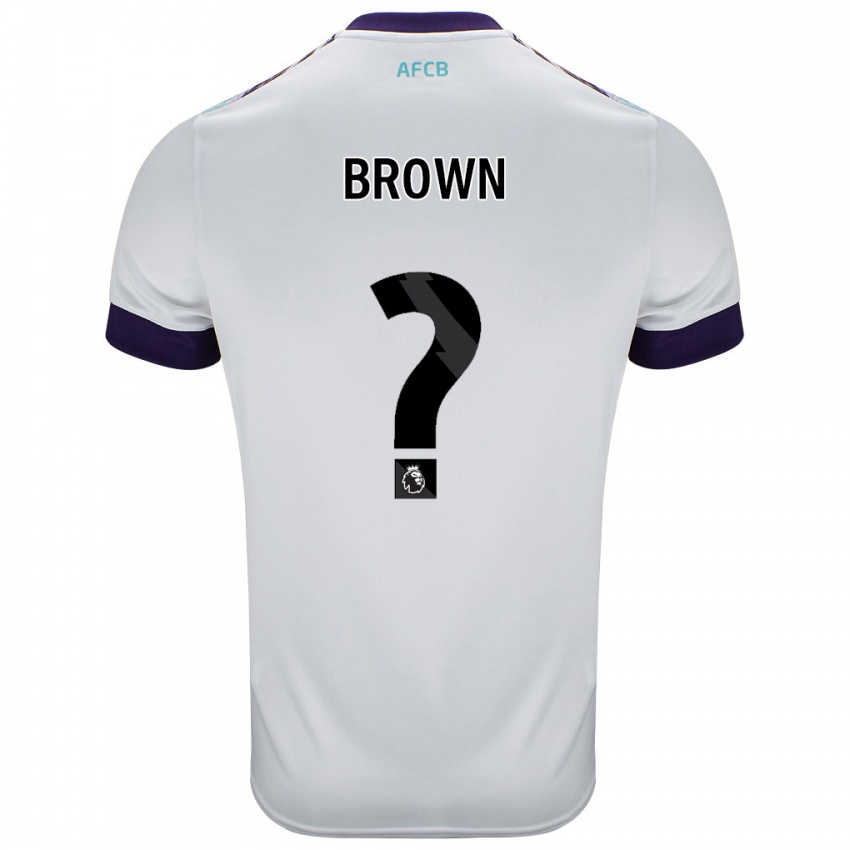 Criança Camisola Lewis Brown #0 Roxo Verde Branco Alternativa 2024/25 Camisa Brasil