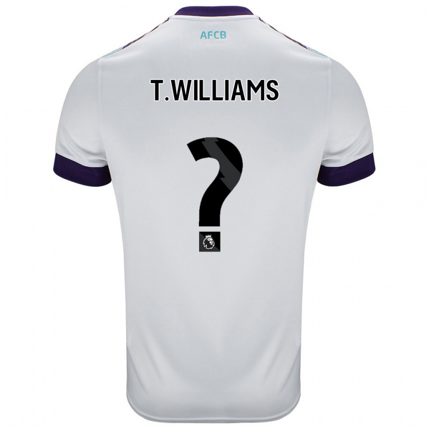 Criança Camisola Toure Williams #0 Roxo Verde Branco Alternativa 2024/25 Camisa Brasil