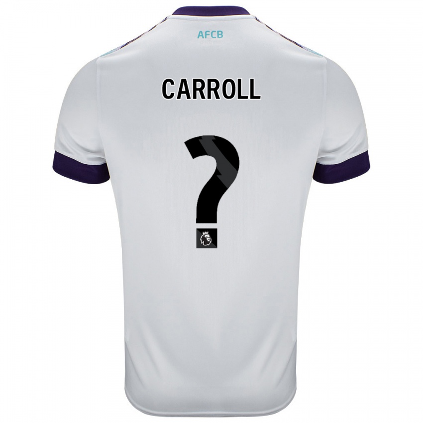 Criança Camisola Ryan Carroll #0 Roxo Verde Branco Alternativa 2024/25 Camisa Brasil