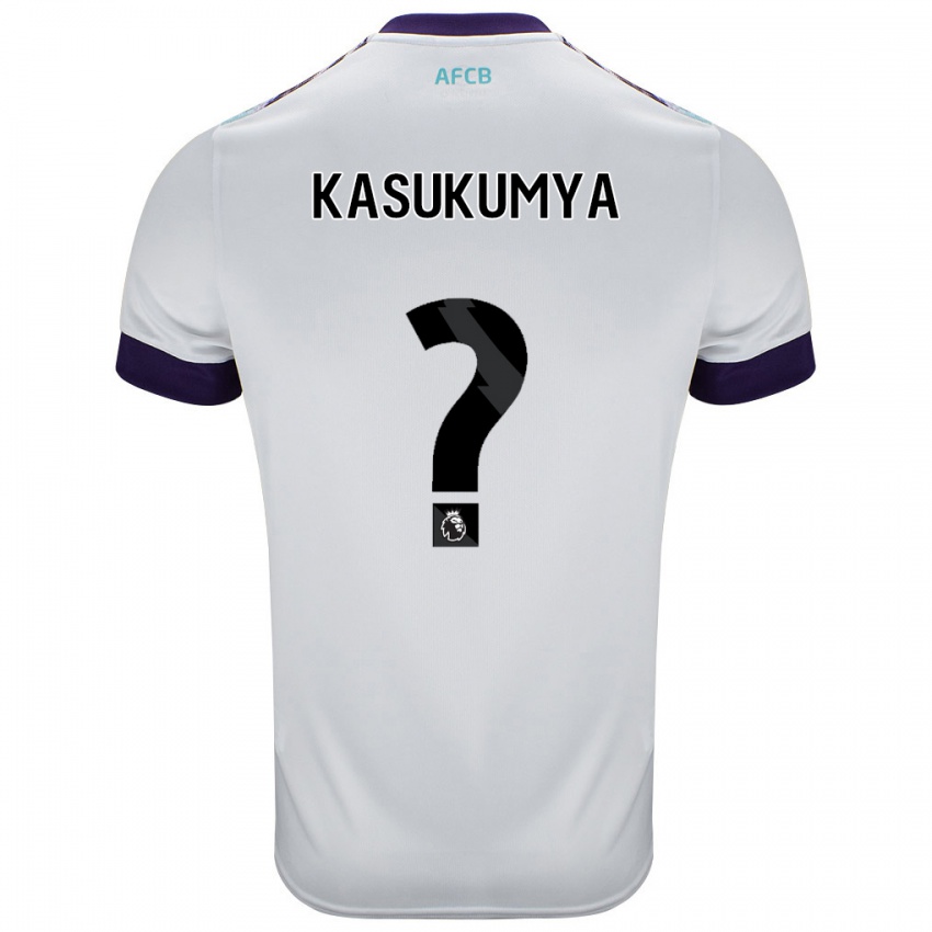 Criança Camisola Kashanga Kasukumya #0 Roxo Verde Branco Alternativa 2024/25 Camisa Brasil