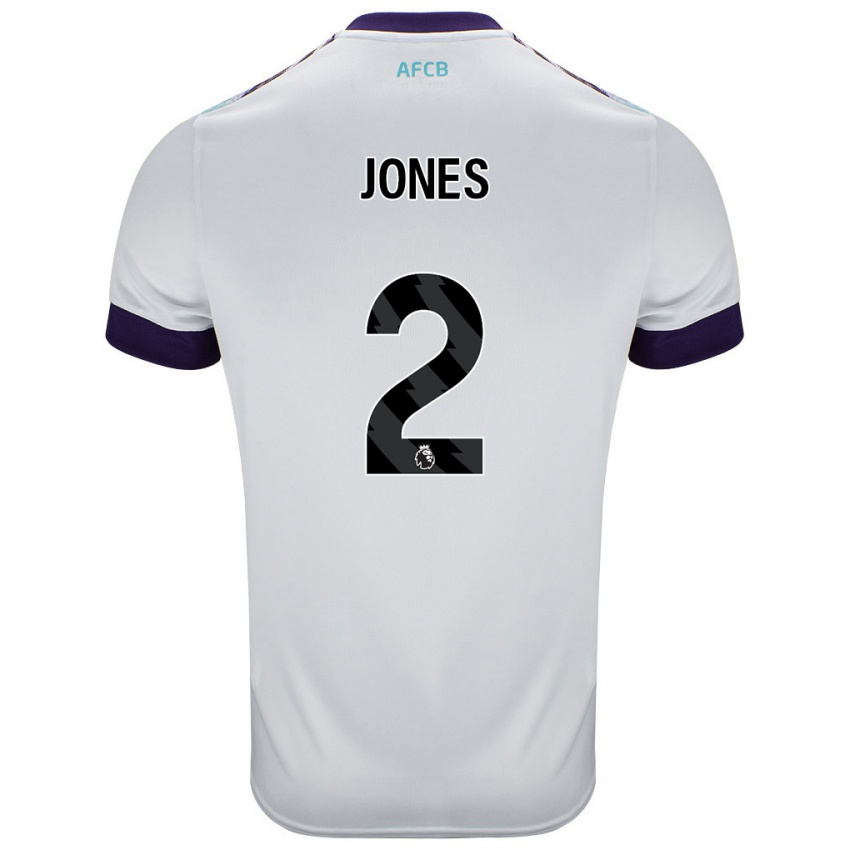 Criança Camisola Abby Jones #2 Roxo Verde Branco Alternativa 2024/25 Camisa Brasil