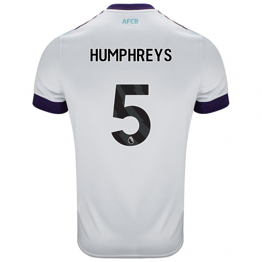 Criança Camisola Holly Humphreys #5 Roxo Verde Branco Alternativa 2024/25 Camisa Brasil