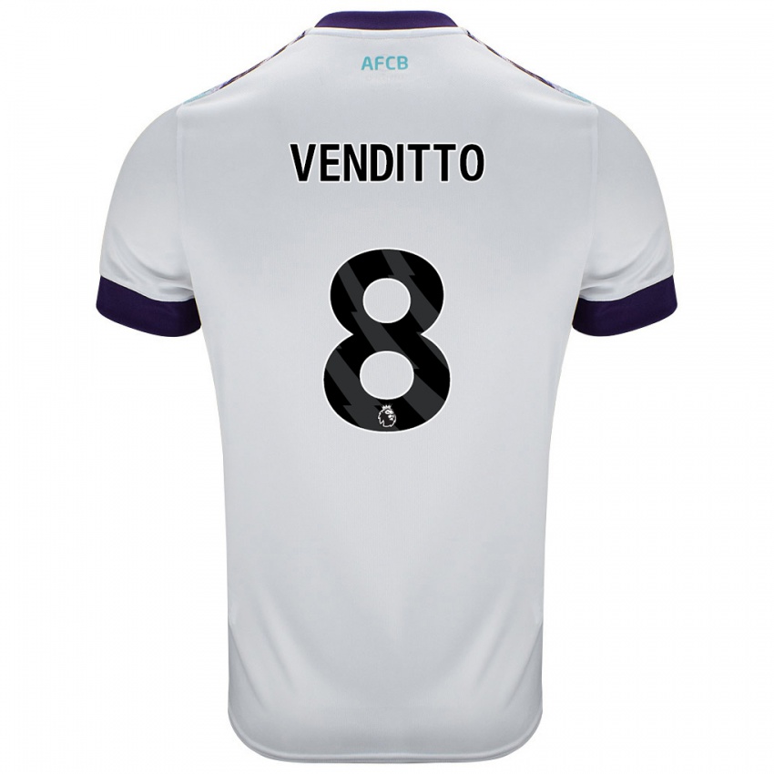 Criança Camisola Olivia Venditto #8 Roxo Verde Branco Alternativa 2024/25 Camisa Brasil