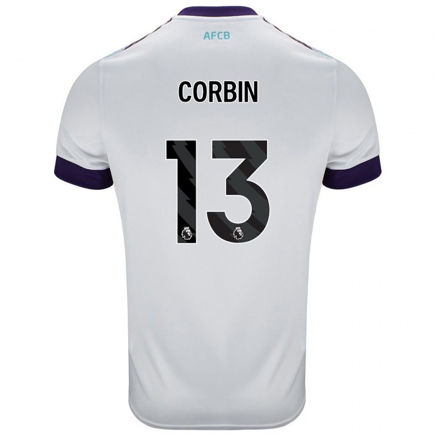 Criança Camisola Helen Corbin #13 Roxo Verde Branco Alternativa 2024/25 Camisa Brasil