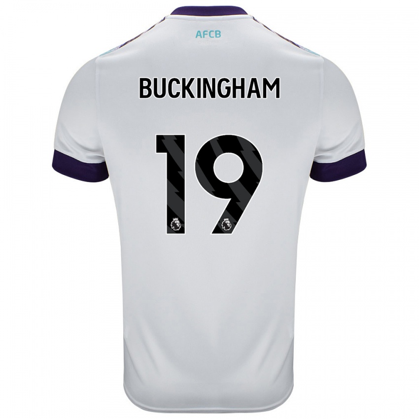 Criança Camisola Alisha Buckingham #19 Roxo Verde Branco Alternativa 2024/25 Camisa Brasil