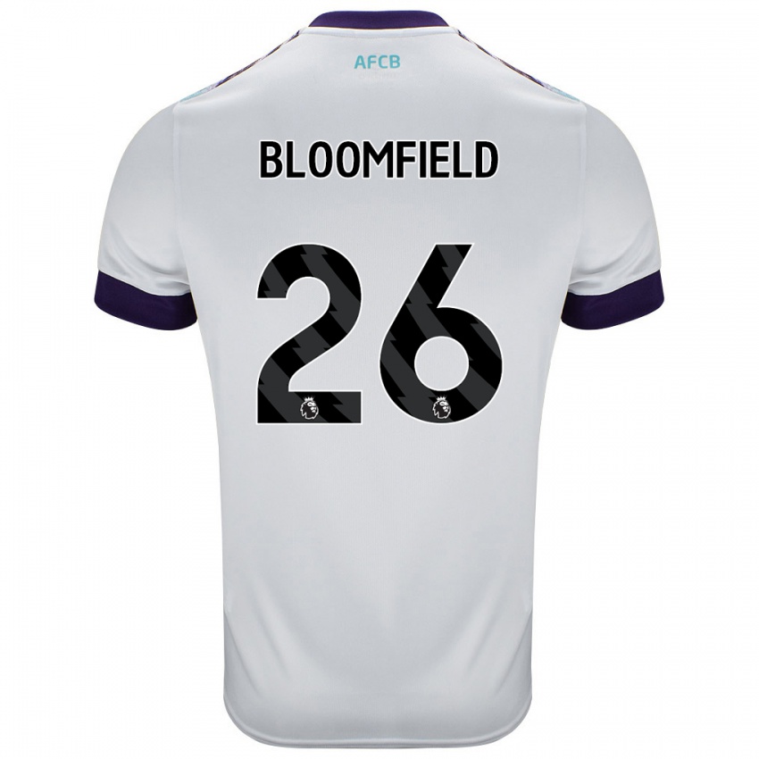 Criança Camisola Erin Bloomfield #26 Roxo Verde Branco Alternativa 2024/25 Camisa Brasil