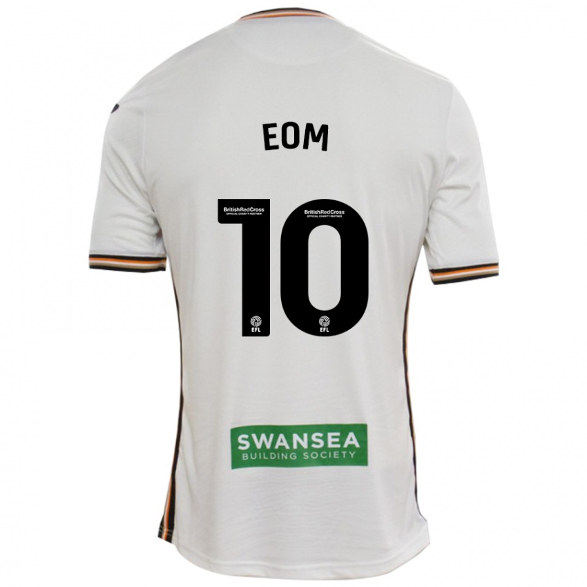 Homem Camisola Ji-Sung Eom #10 Branco Principal 2024/25 Camisa Brasil