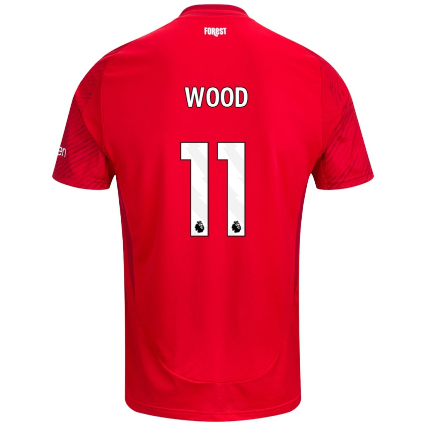 Homem Camisola Chris Wood #11 Vermelho Branco Principal 2024/25 Camisa Brasil