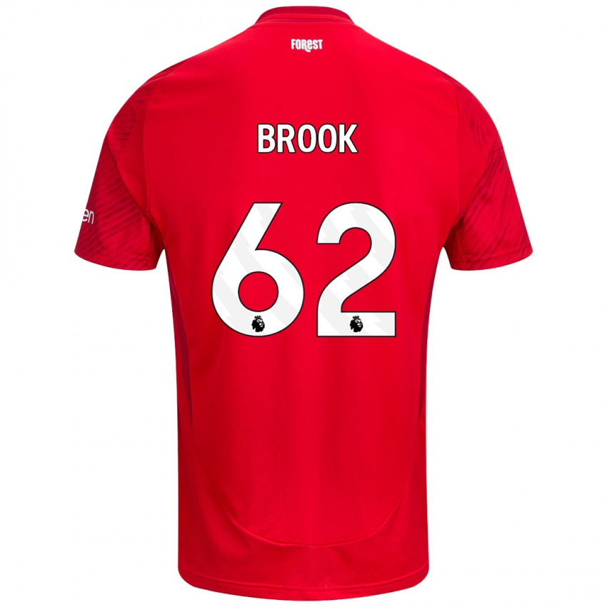 Homem Camisola Will Brook #62 Vermelho Branco Principal 2024/25 Camisa Brasil