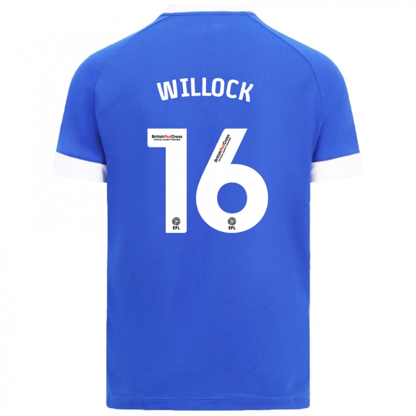 Homem Camisola Chris Willock #16 Céu Azul Principal 2024/25 Camisa Brasil