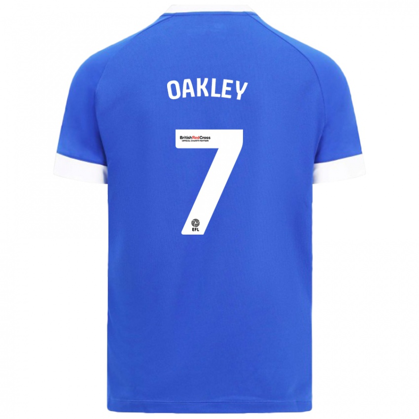 Homem Camisola Rhianne Oakley #7 Céu Azul Principal 2024/25 Camisa Brasil