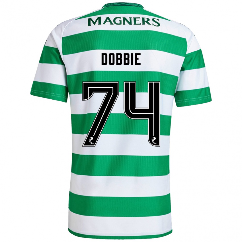 Homem Camisola Lewis Dobbie #74 Branco Verde Principal 2024/25 Camisa Brasil