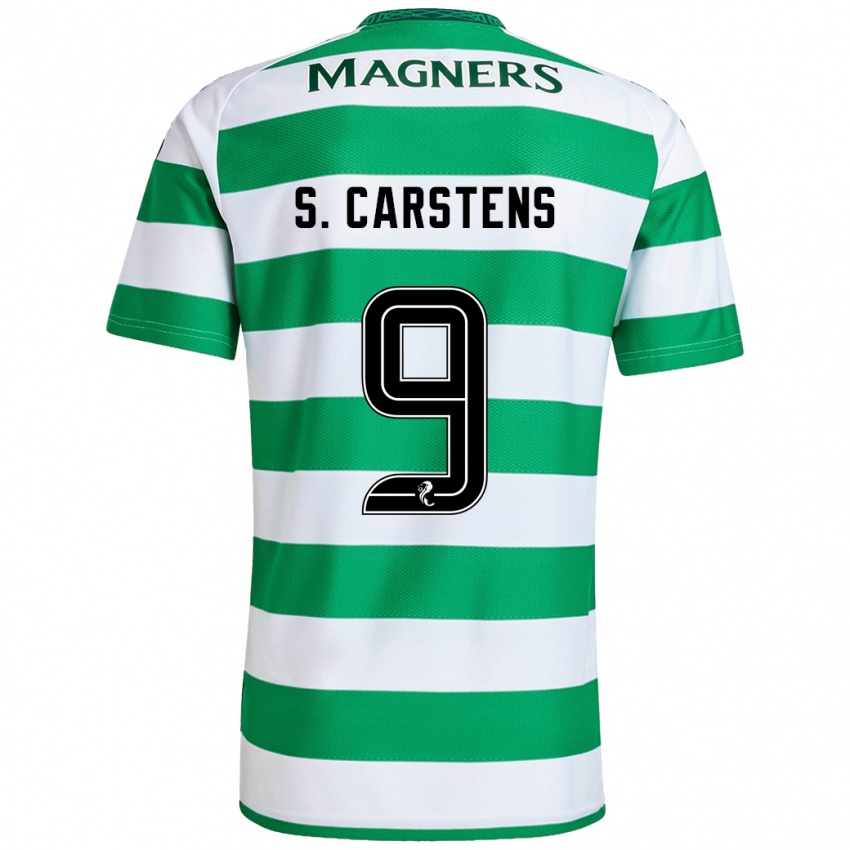 Homem Camisola Signe Carstens #9 Branco Verde Principal 2024/25 Camisa Brasil