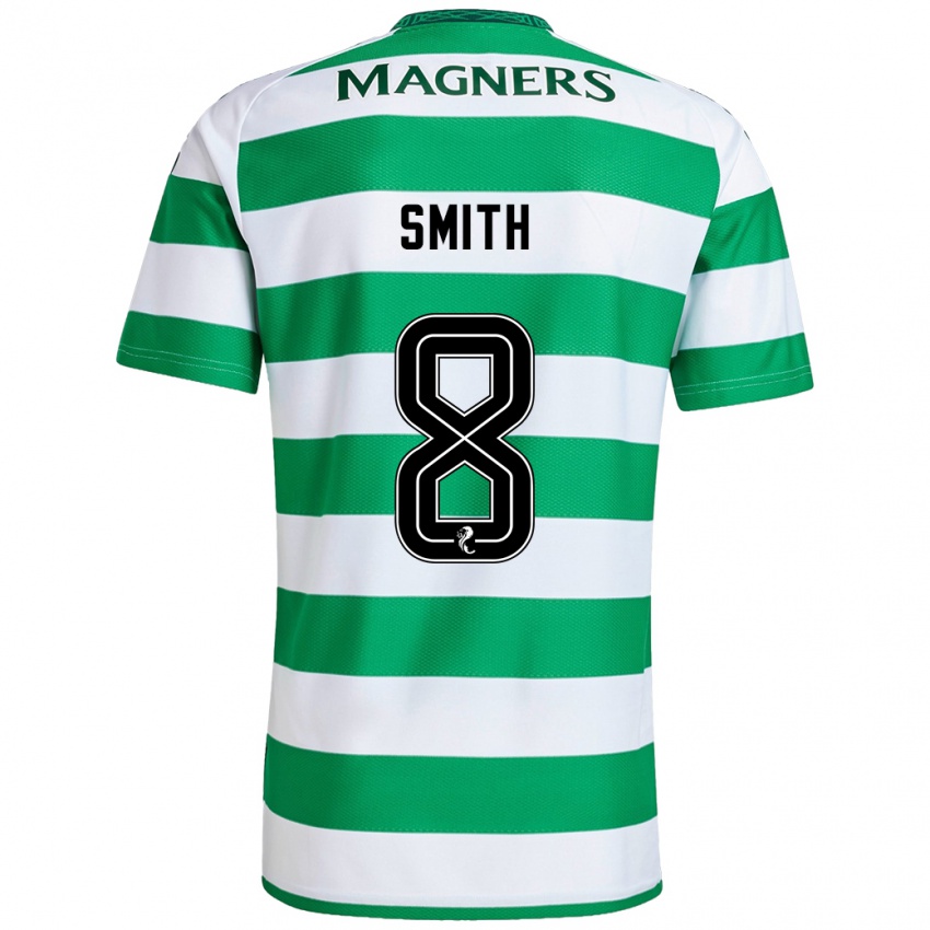 Homem Camisola Jenny Smith #8 Branco Verde Principal 2024/25 Camisa Brasil