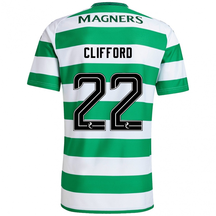 Homem Camisola Lucy Ashworth-Clifford #22 Branco Verde Principal 2024/25 Camisa Brasil