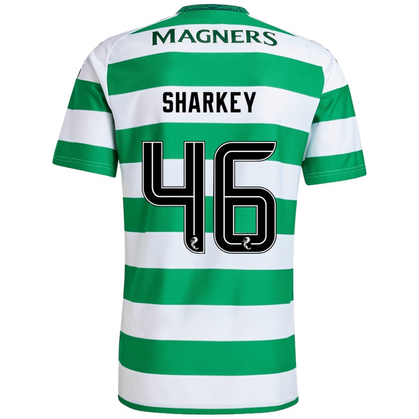 Homem Camisola Amy Sharkey #46 Branco Verde Principal 2024/25 Camisa Brasil