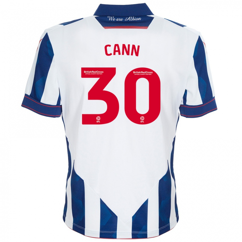 Homem Camisola Ted Cann #30 Azul Escuro Branco Principal 2024/25 Camisa Brasil