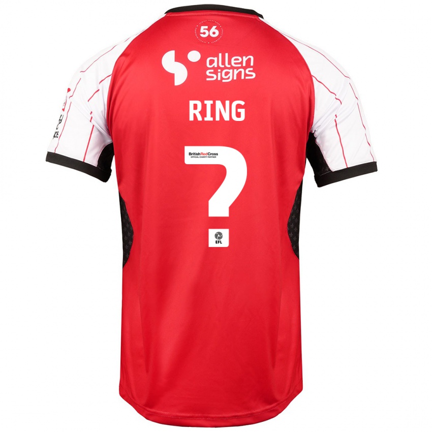 Homem Camisola Erik Ring #0 Branco Principal 2024/25 Camisa Brasil