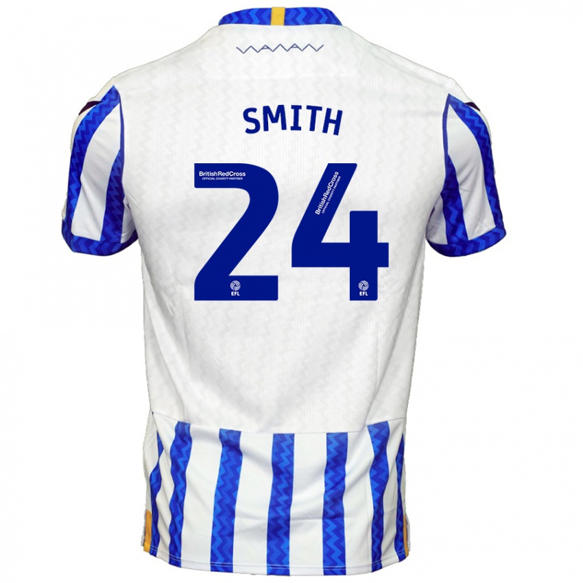 Homem Camisola Michael Smith #24 Branco Azul Principal 2024/25 Camisa Brasil