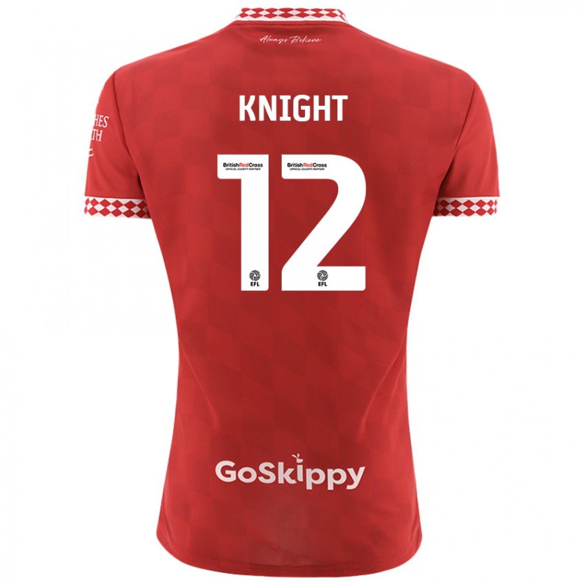 Homem Camisola Jason Knight #12 Vermelho Principal 2024/25 Camisa Brasil