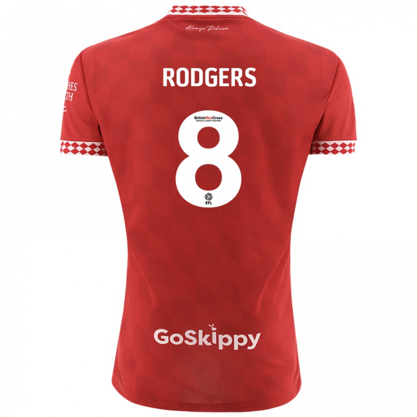 Homem Camisola Amy Rodgers #8 Vermelho Principal 2024/25 Camisa Brasil