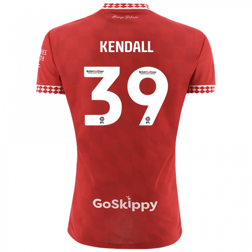 Homem Camisola Maya Kendall #39 Vermelho Principal 2024/25 Camisa Brasil