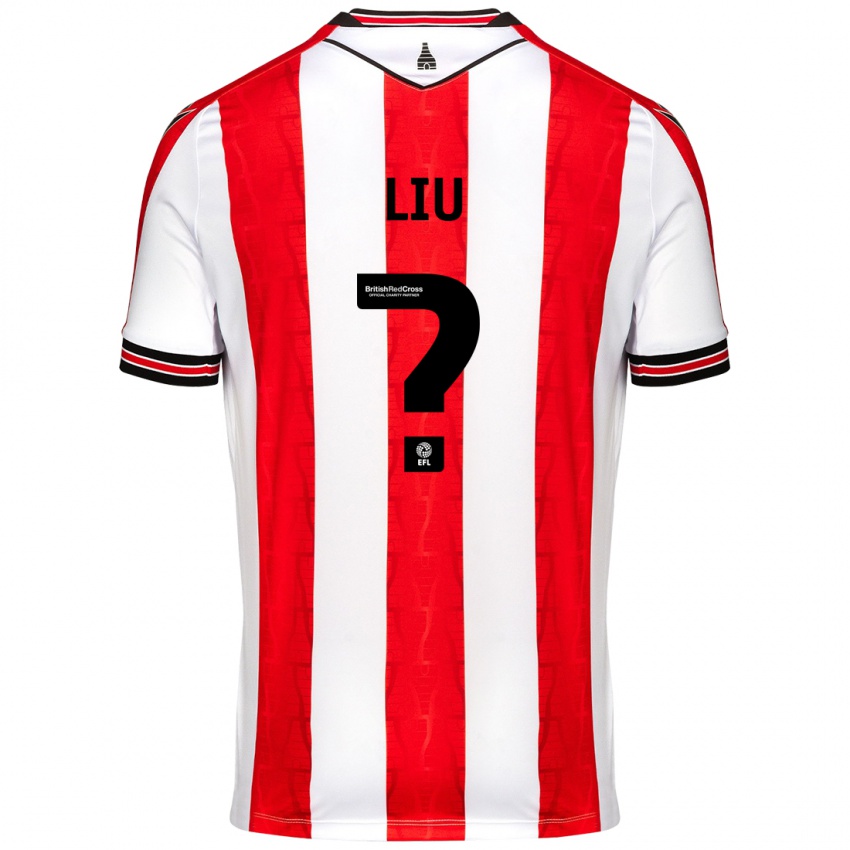 Homem Camisola Ryan Liu #0 Vermelho Branco Principal 2024/25 Camisa Brasil