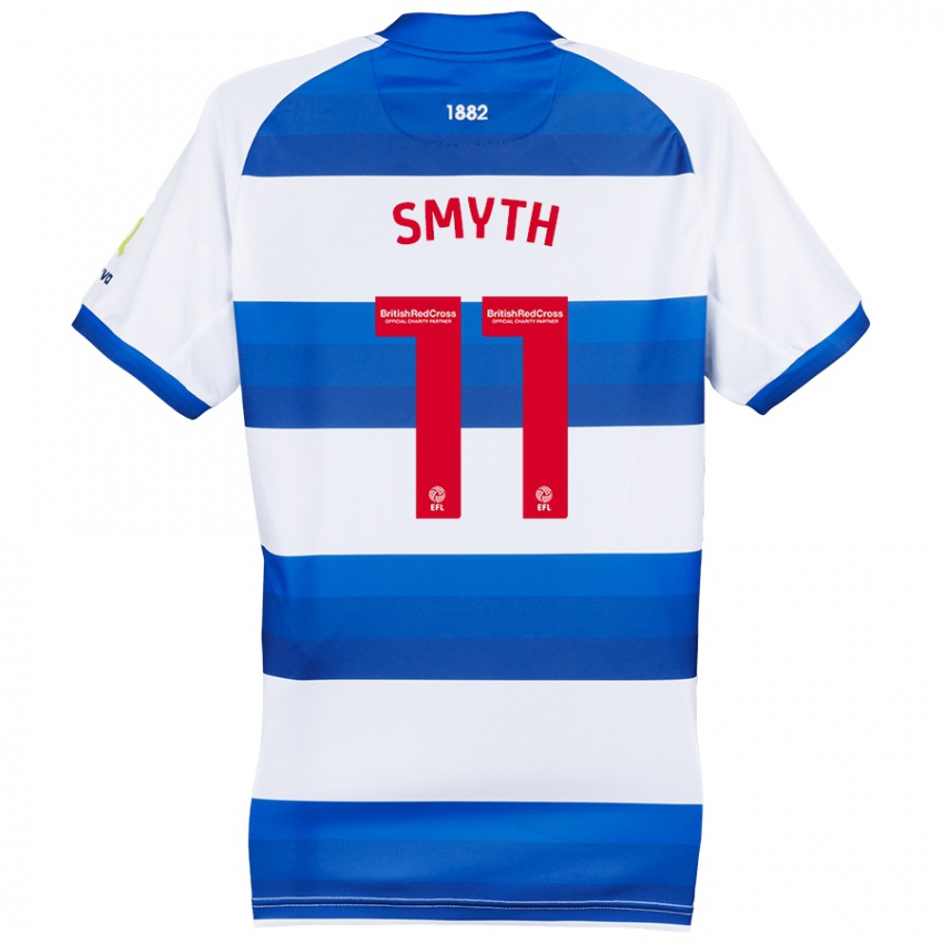 Homem Camisola Paul Smyth #11 Azul Branco Principal 2024/25 Camisa Brasil