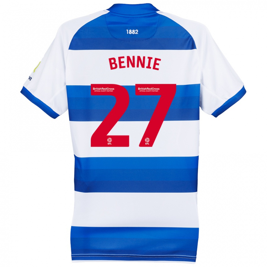 Homem Camisola Daniel Bennie #27 Azul Branco Principal 2024/25 Camisa Brasil