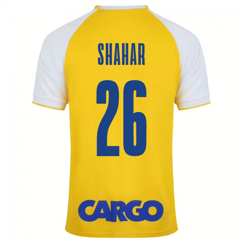 Homem Camisola Ido Shahar #26 Branco Amarelo Principal 2024/25 Camisa Brasil