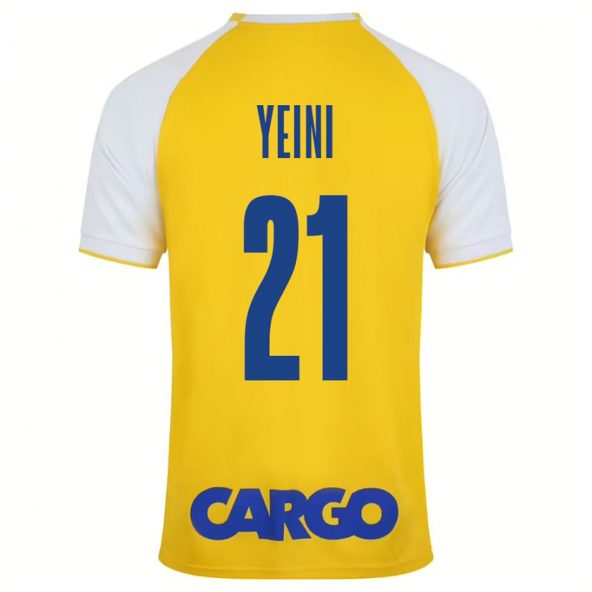 Homem Camisola Sheran Yeini #21 Branco Amarelo Principal 2024/25 Camisa Brasil