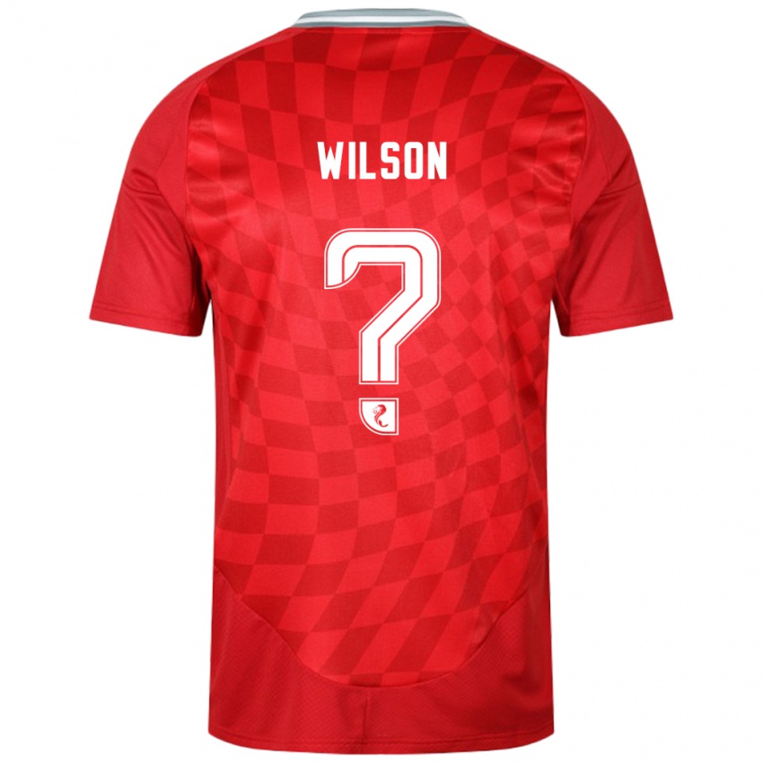 Homem Camisola Cameron Wilson #0 Vermelho Principal 2024/25 Camisa Brasil