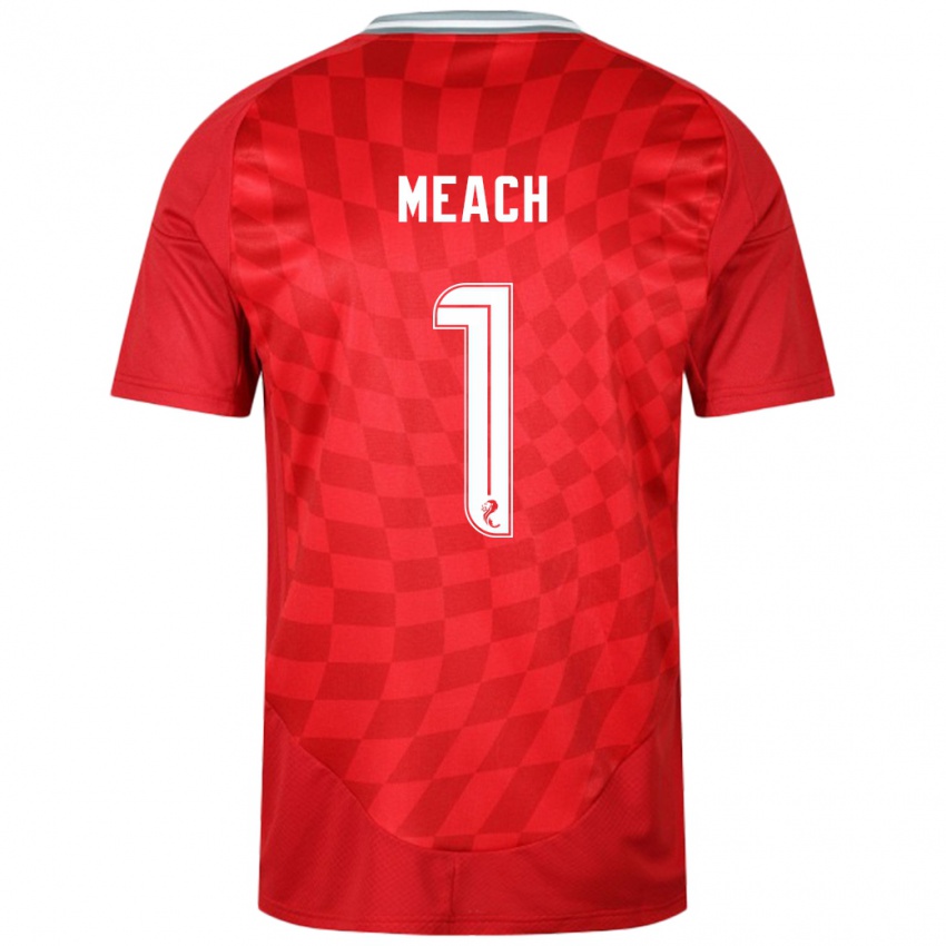 Homem Camisola Aaliyah-Jay Meach #1 Vermelho Principal 2024/25 Camisa Brasil