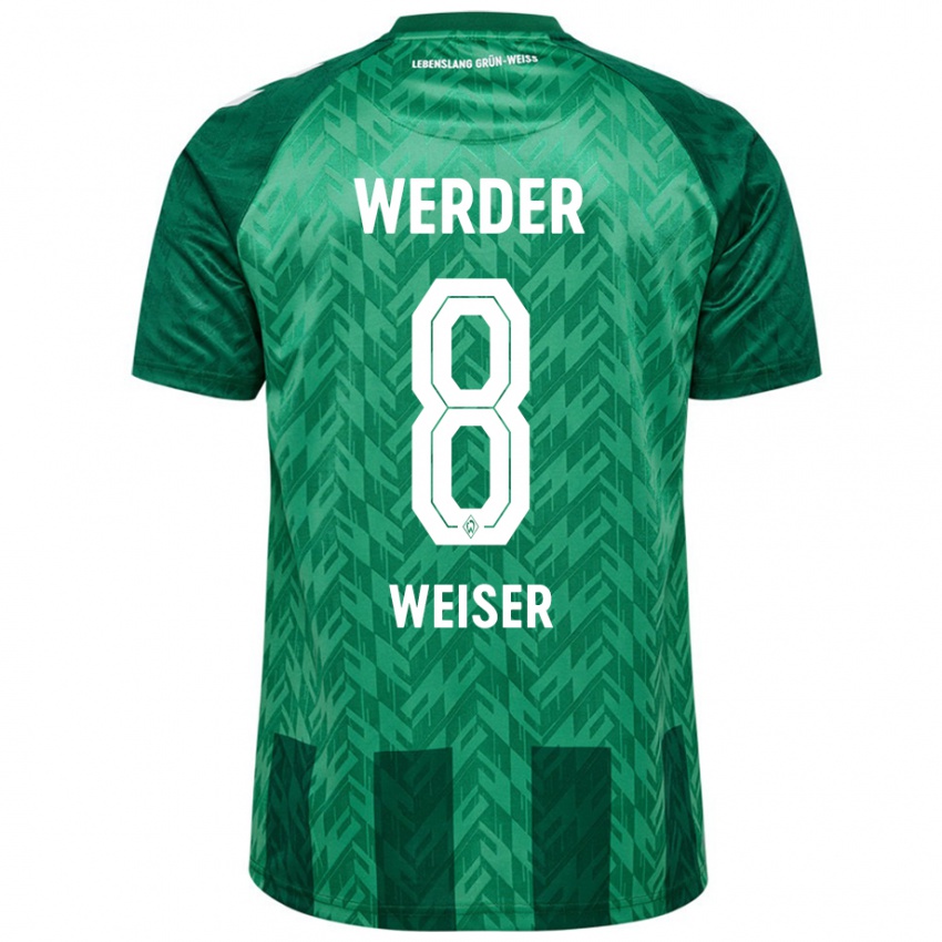 Homem Camisola Mitchell Weiser #8 Verde Principal 2024/25 Camisa Brasil